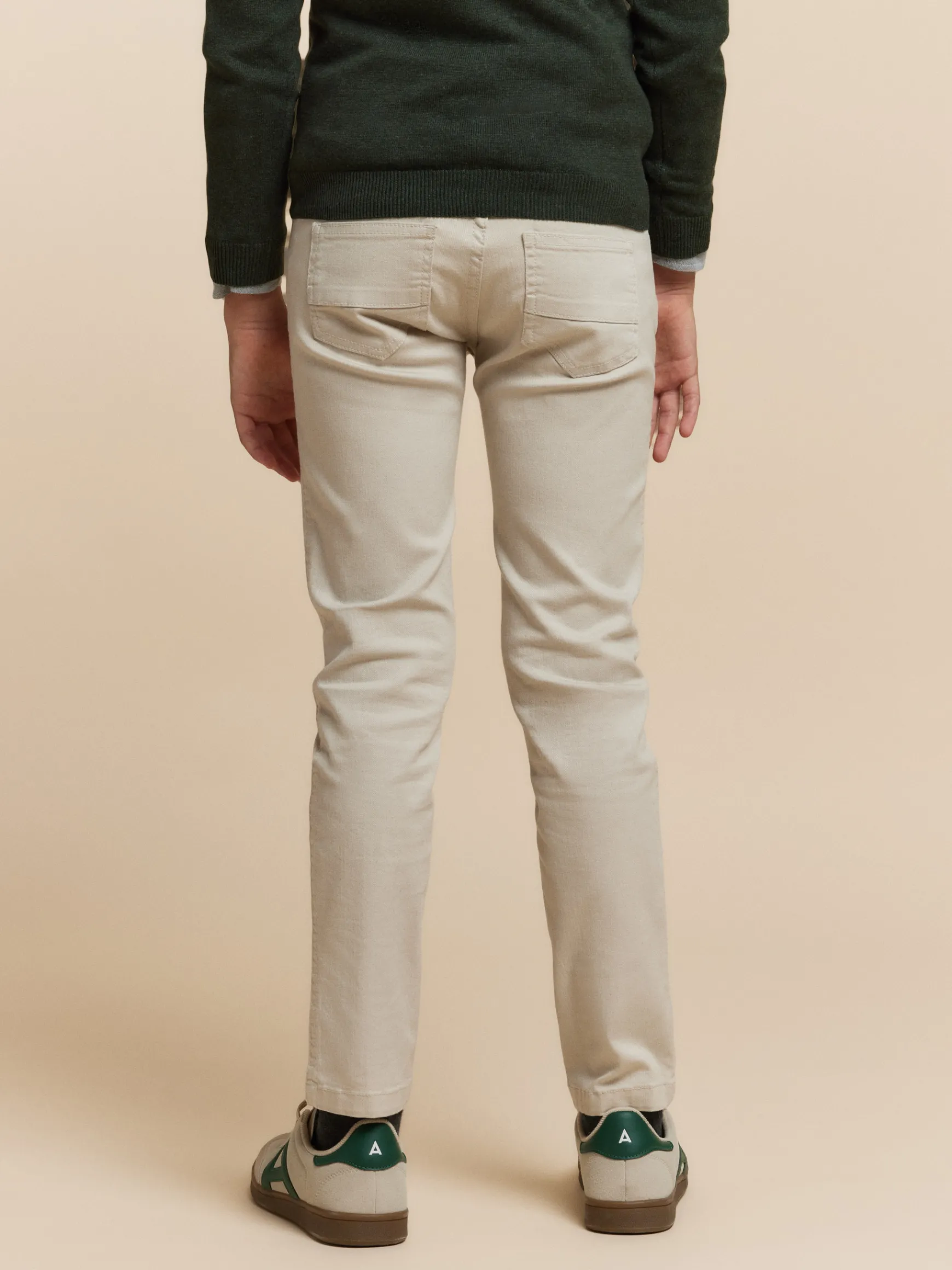 Alvaro Moreno Pantalones|PANTALON 5 POCKETS KIDS Crudo