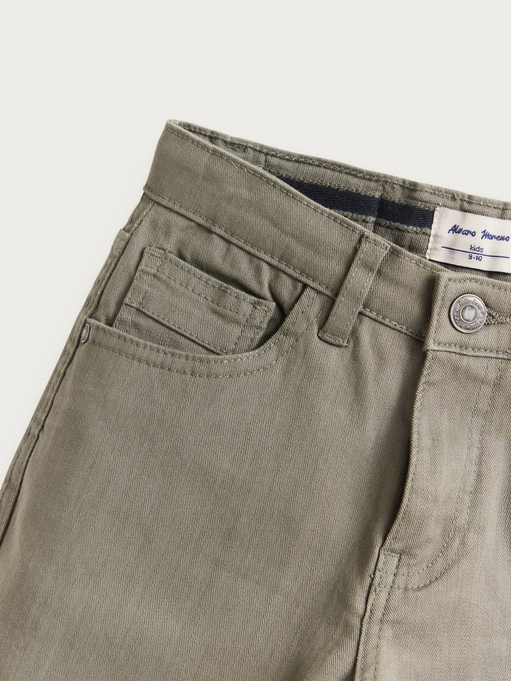 Alvaro Moreno Pantalones|PANTALON 5 POCKETS KIDS Verde