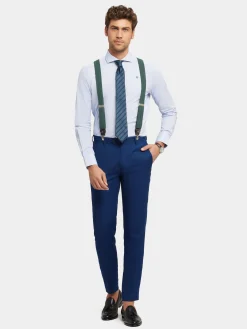 Alvaro Moreno Trajes|Trajes|PANTALON BIRDEYE Azul