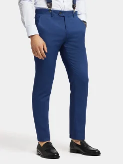 Alvaro Moreno Trajes|Trajes|PANTALON BIRDEYE Azul