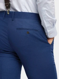 Alvaro Moreno Trajes|Trajes|PANTALON BIRDEYE Azul