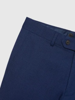 Alvaro Moreno Trajes|Trajes|PANTALON BIRDEYE Azul