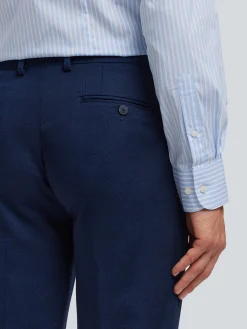 Alvaro Moreno Trajes|Trajes|PANTALON BIRDEYE Azul Marino