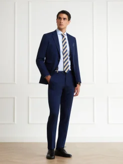 Alvaro Moreno Trajes|Trajes|PANTALON BIRDEYE Azul Marino