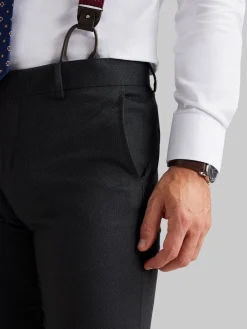Alvaro Moreno Trajes|Trajes|PANTALON BIRDEYE Gris