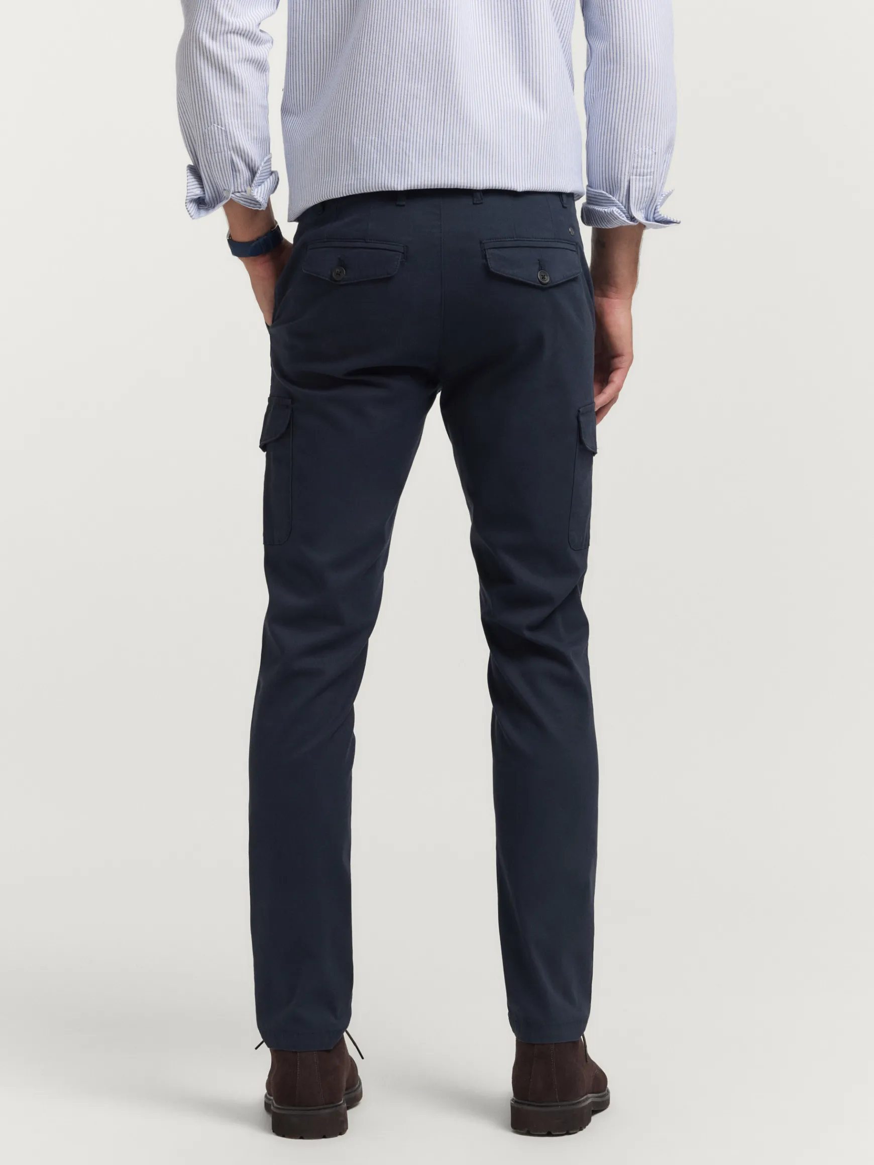 Alvaro Moreno Cargo|PANTALON BUFFALO Azul Marino