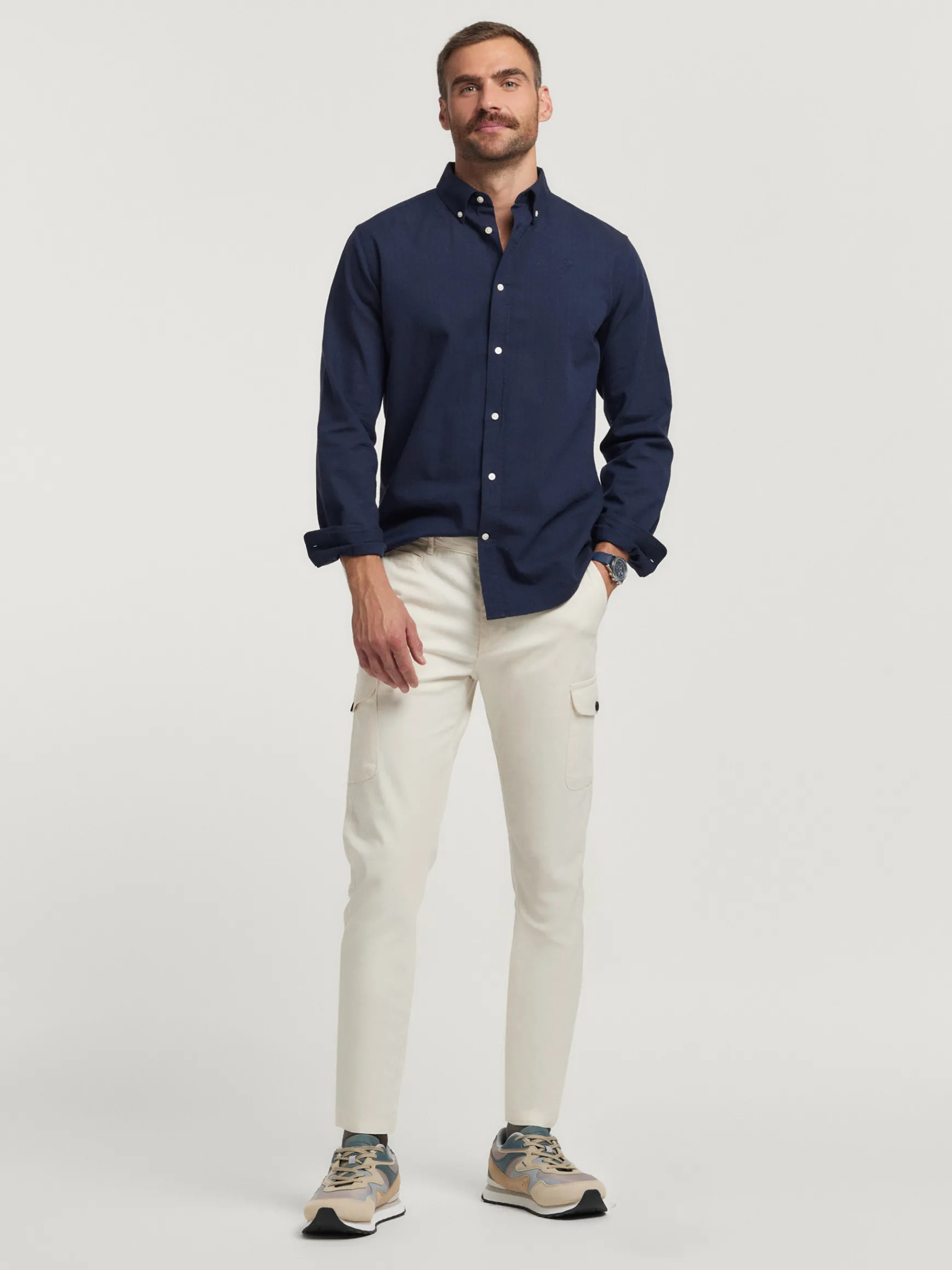 Alvaro Moreno Cargo|PANTALON BUFFALO Crudo