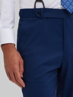Alvaro Moreno Trajes|Trajes|PANTALON CAPO MICRO Azul