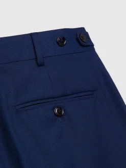 Alvaro Moreno Trajes|Trajes|PANTALON CAPO MICRO Azul
