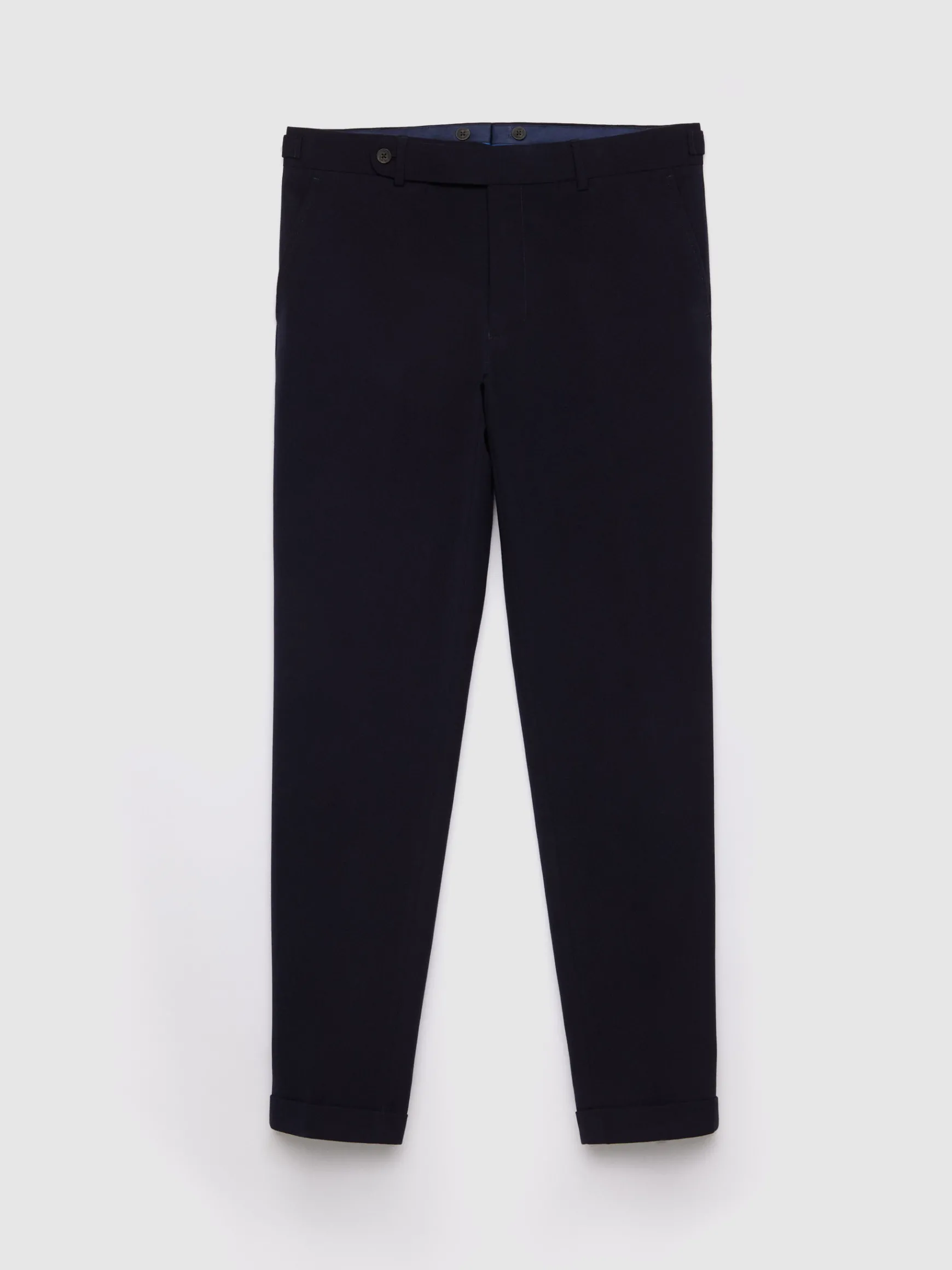 Alvaro Moreno Trajes|Trajes|PANTALON CAPO PLAIN Azul Marino