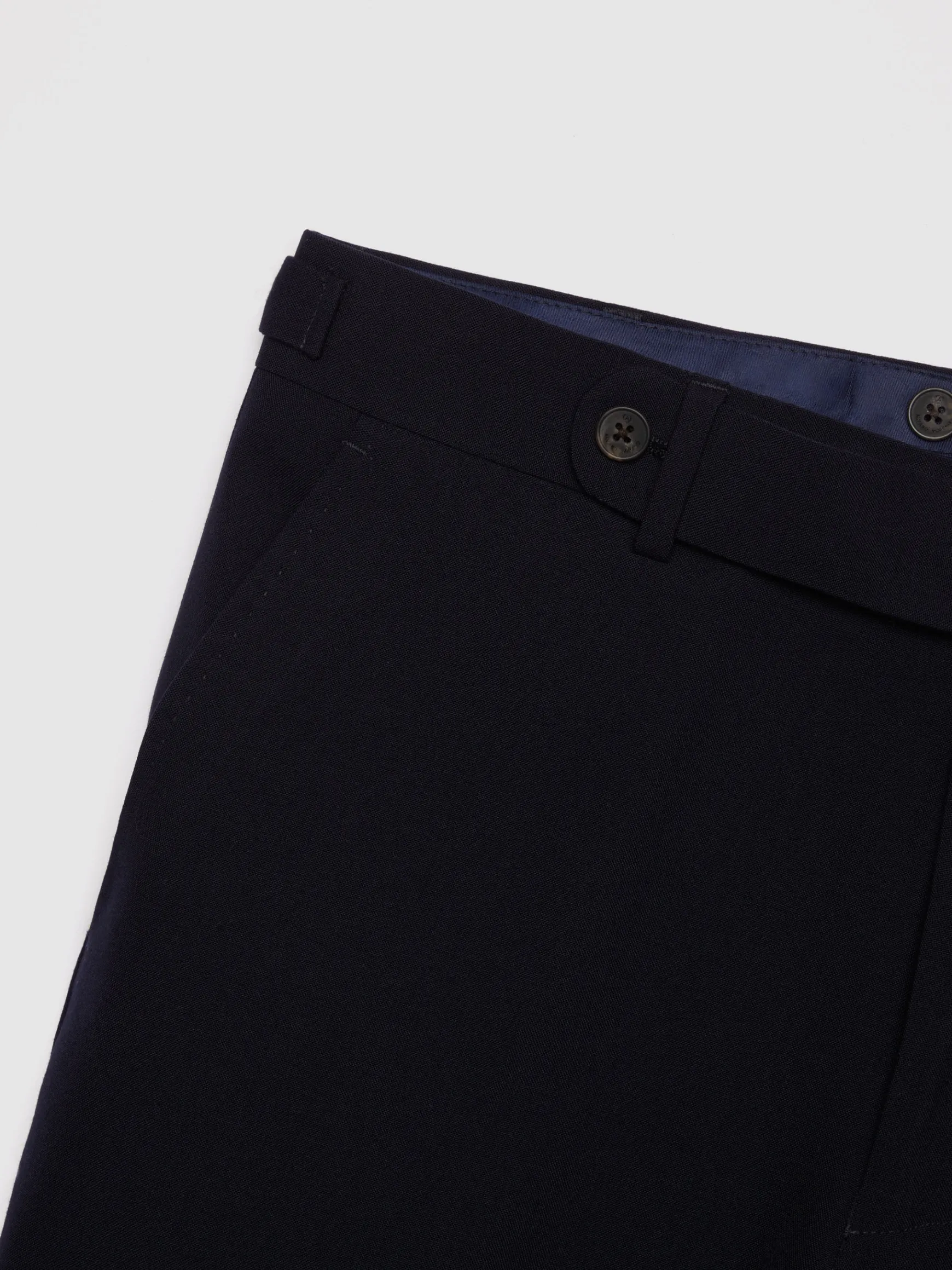 Alvaro Moreno Trajes|Trajes|PANTALON CAPO PLAIN Azul Marino