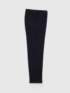 Alvaro Moreno Trajes|Trajes|PANTALON CAPO PLAIN Azul Marino