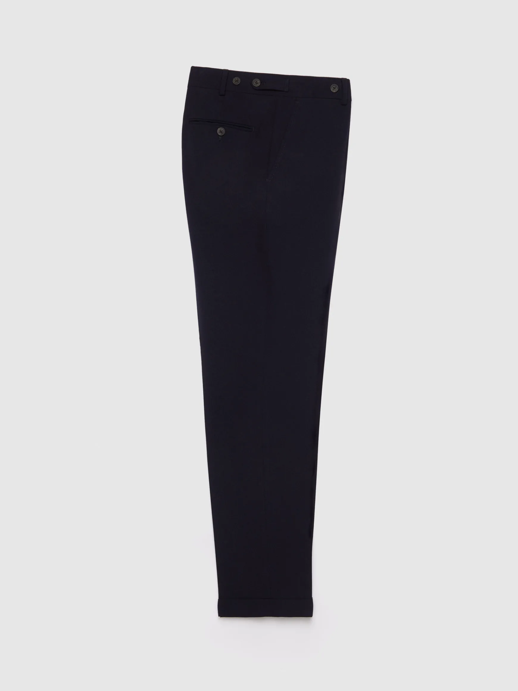 Alvaro Moreno Trajes|Trajes|PANTALON CAPO PLAIN Azul Marino