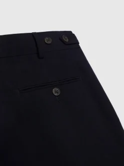 Alvaro Moreno Trajes|Trajes|PANTALON CAPO PLAIN Azul Marino