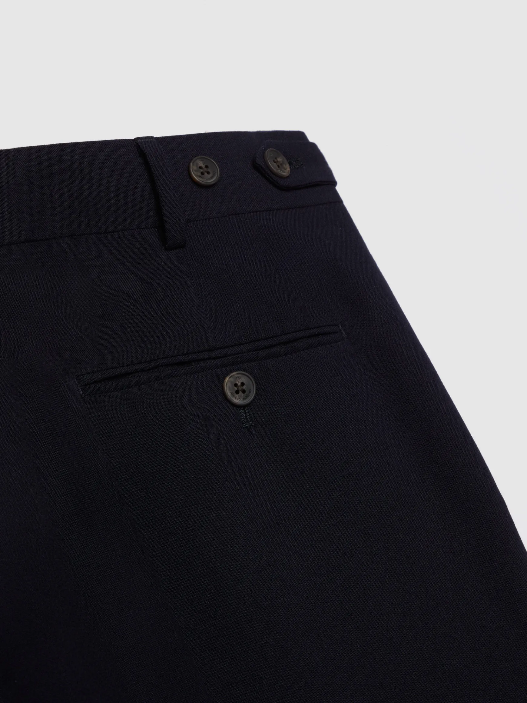 Alvaro Moreno Trajes|Trajes|PANTALON CAPO PLAIN Azul Marino