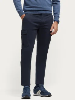 Alvaro Moreno Cargo|PANTALON CARGO ELVIS Azul Marino