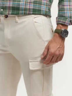 Alvaro Moreno Cargo|PANTALON CARGO ELVIS Crudo