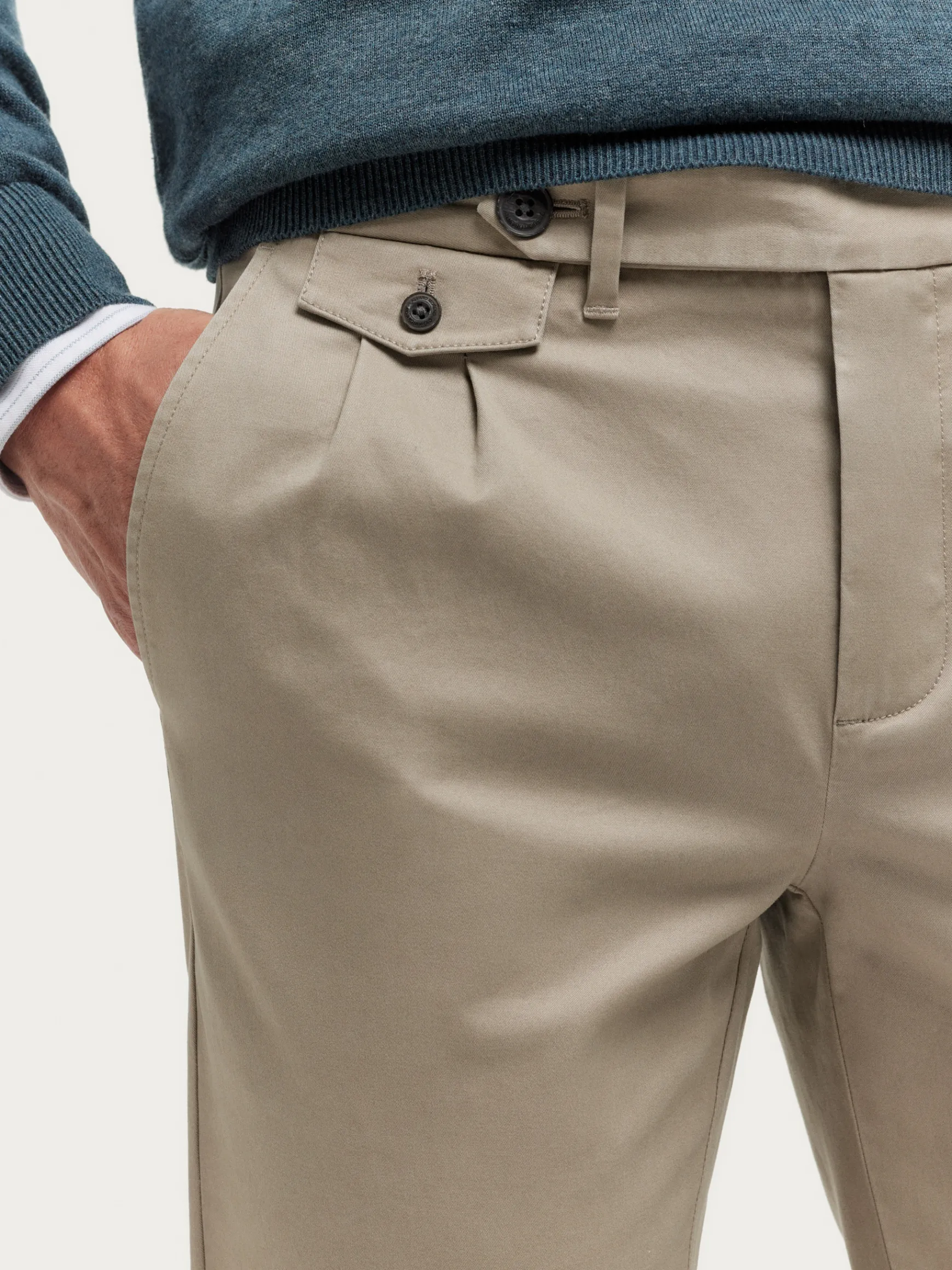 Alvaro Moreno Chino|PANTALON CARROT Beige