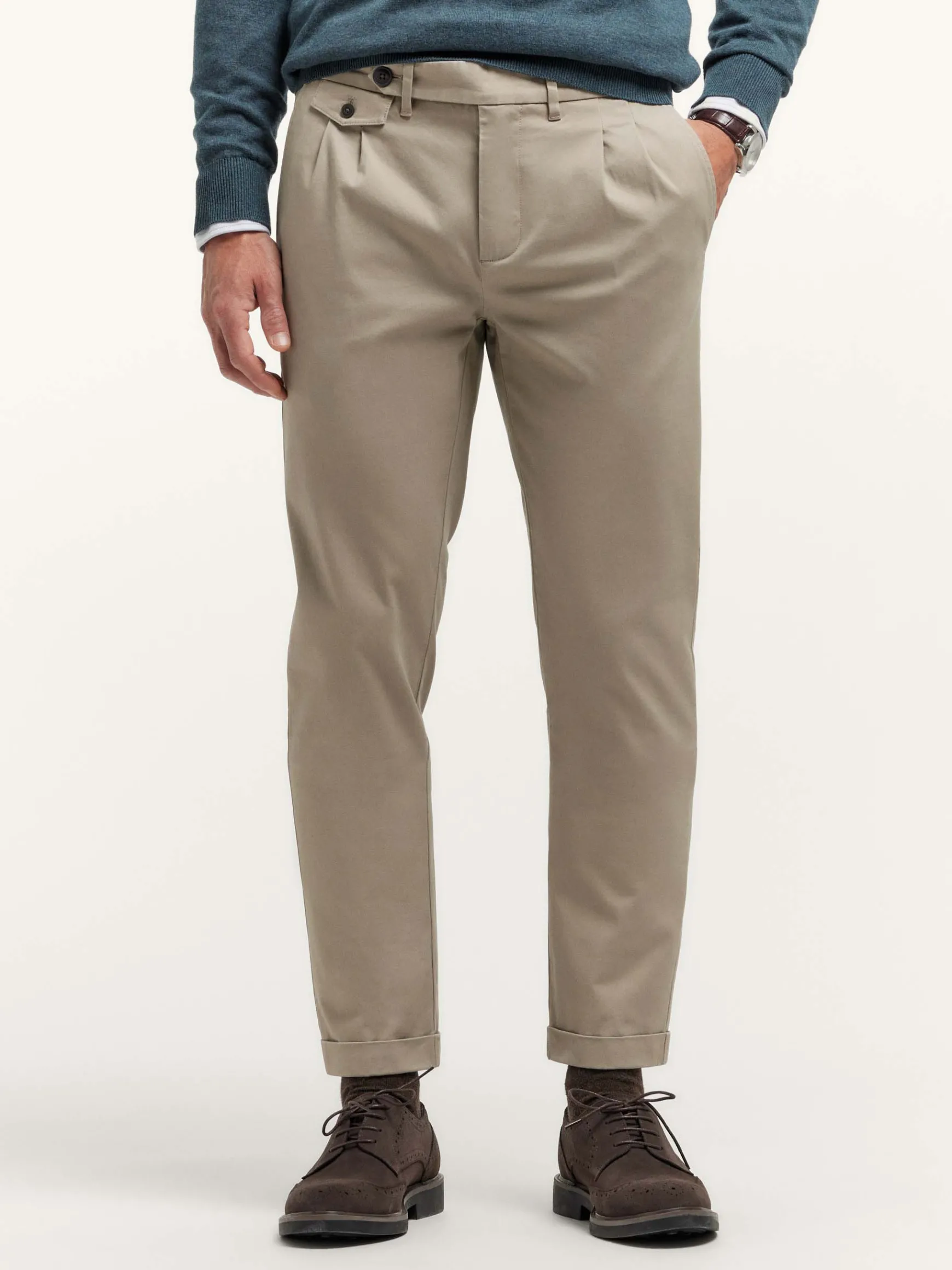 Alvaro Moreno Chino|PANTALON CARROT Beige