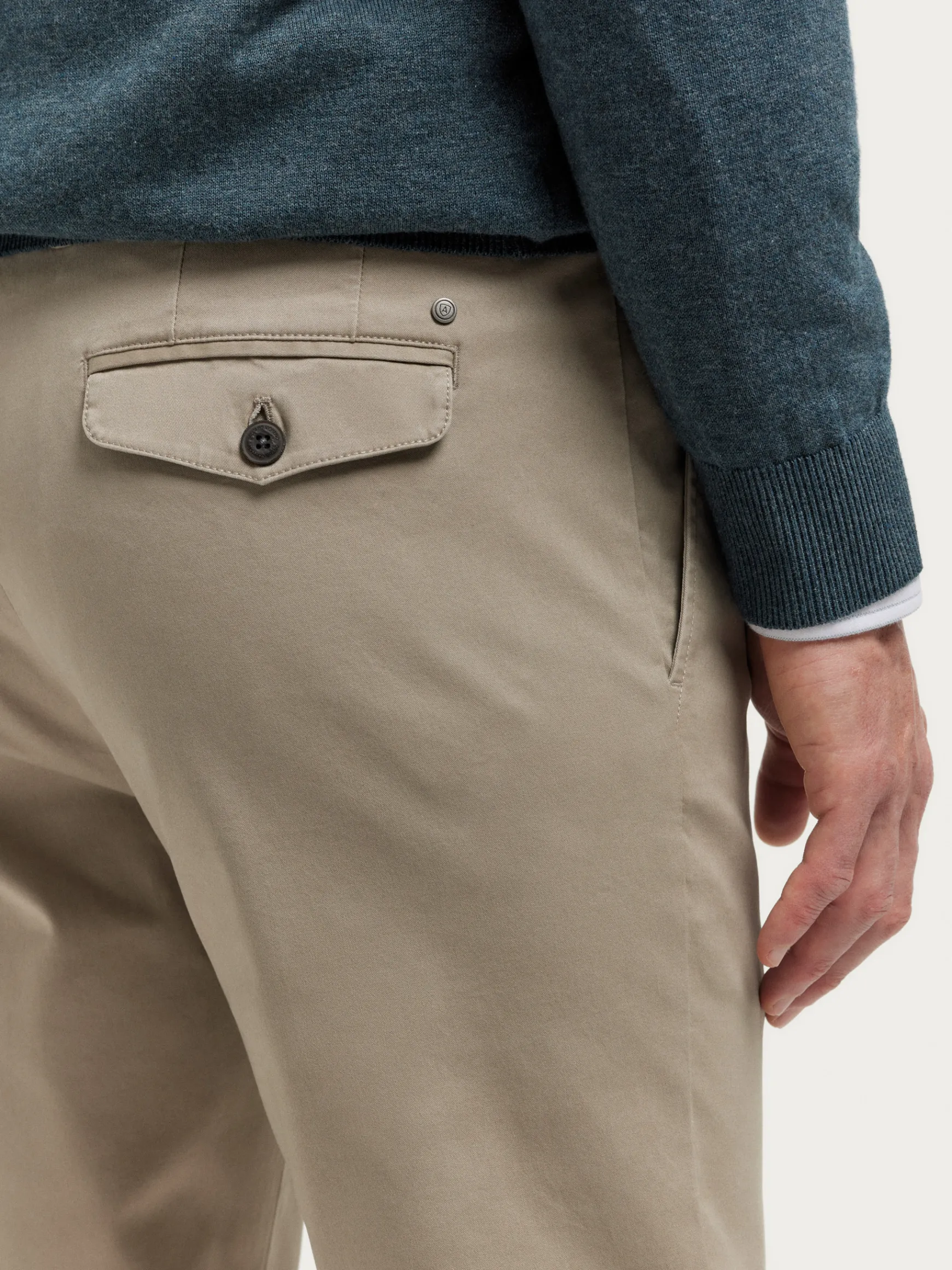 Alvaro Moreno Chino|PANTALON CARROT Beige