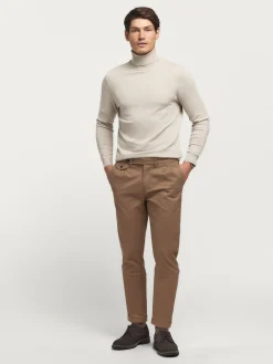 Alvaro Moreno Chino|PANTALON CARROT Camel