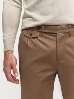 Alvaro Moreno Chino|PANTALON CARROT Camel