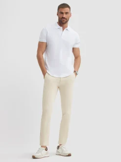 Alvaro Moreno Chino|PANTALON CHINO COMFORT Crudo