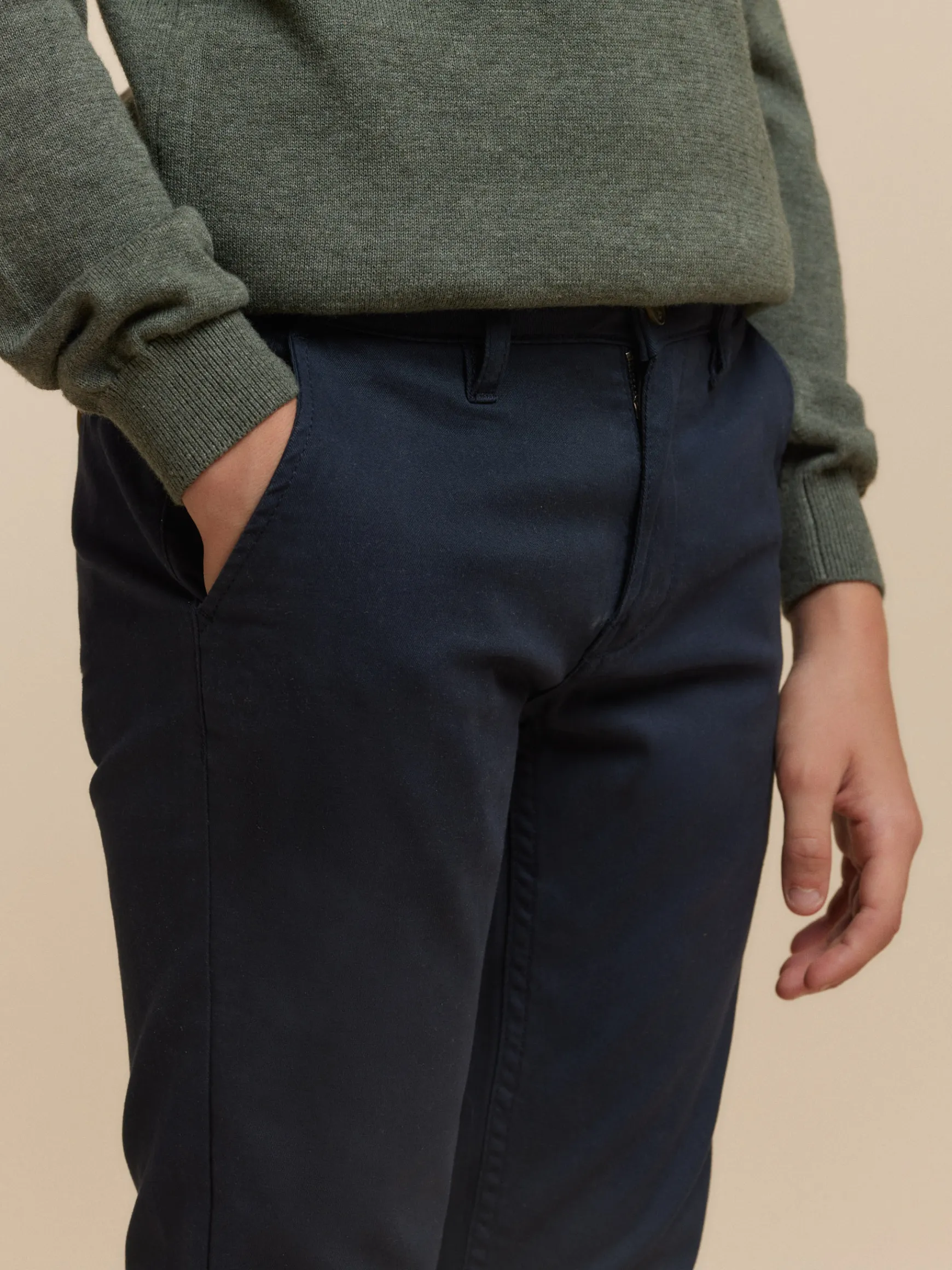 Alvaro Moreno Pantalones|PANTALON CHINO KIDS Azul Marino