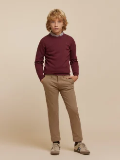 Alvaro Moreno Pantalones|PANTALON CHINO KIDS Camel