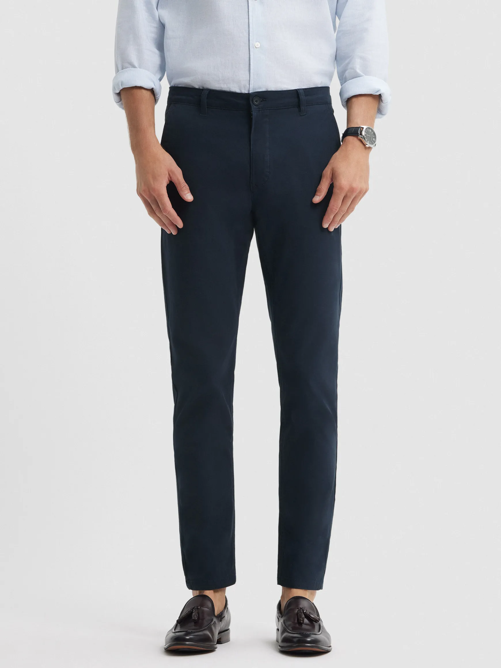 Alvaro Moreno Chino|PANTALON CHINO SLIM FIT Azul Marino