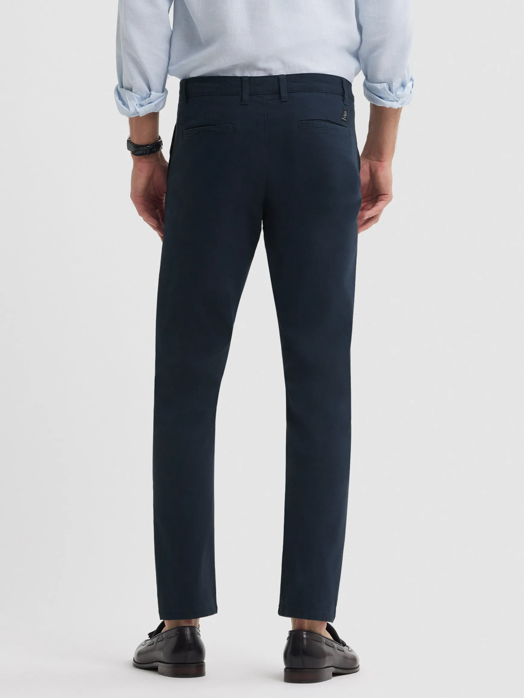 Alvaro Moreno Chino|PANTALON CHINO SLIM FIT Azul Marino