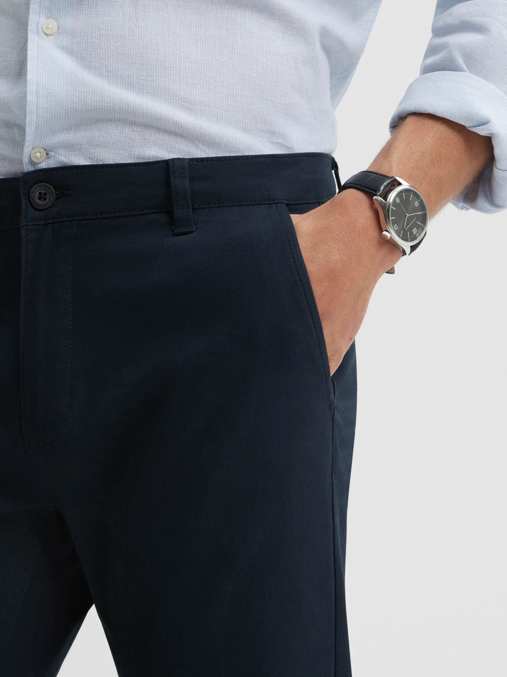 Alvaro Moreno Chino|PANTALON CHINO SLIM FIT Azul Marino