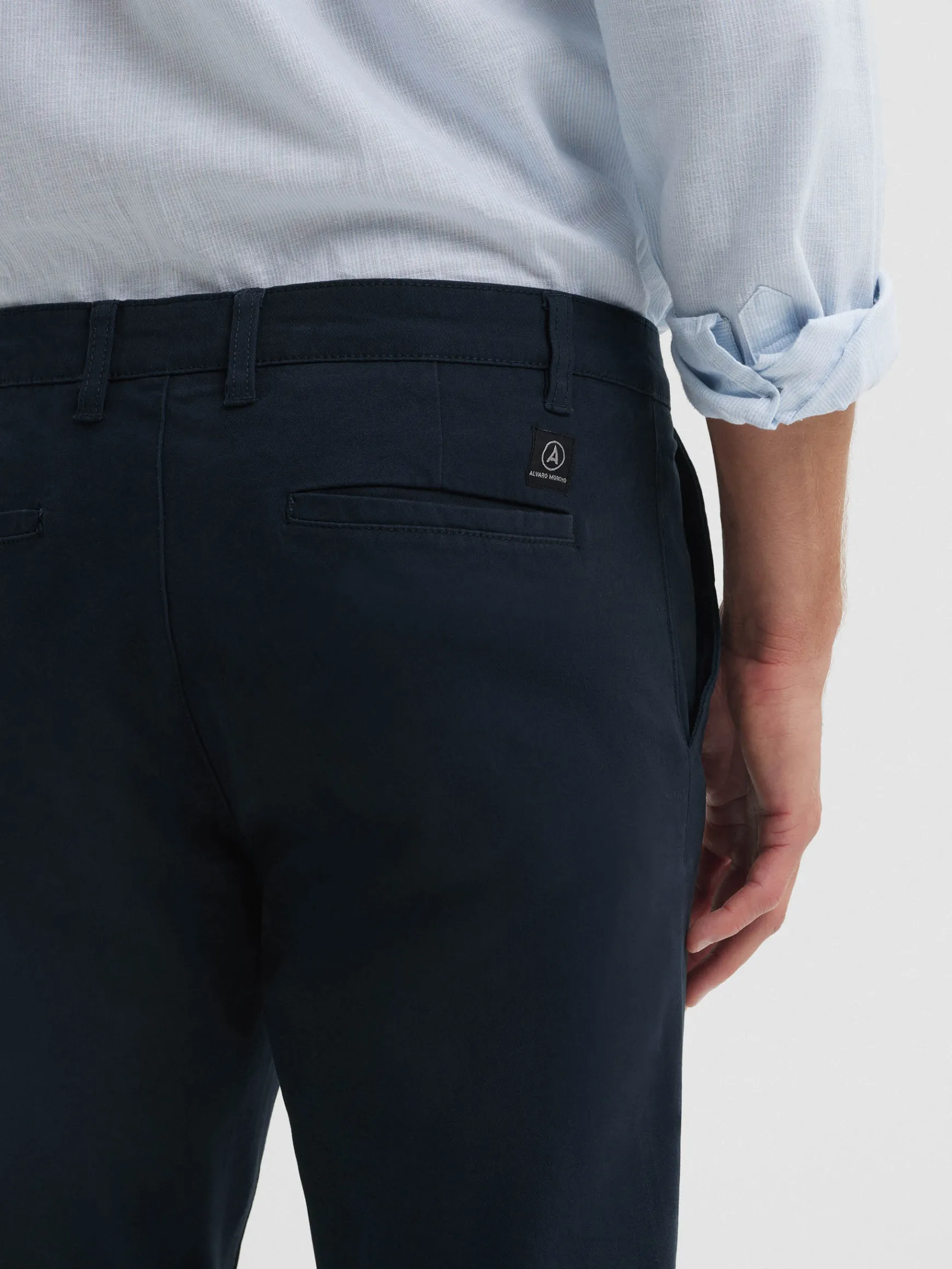Alvaro Moreno Chino|PANTALON CHINO SLIM FIT Azul Marino