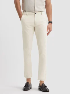 Alvaro Moreno Chino|PANTALON CHINO SLIM FIT Crudo