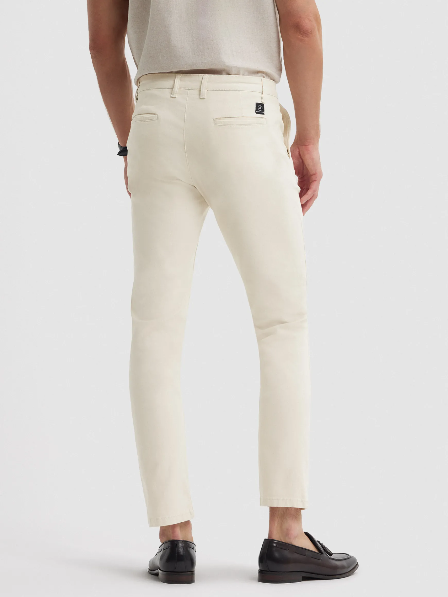 Alvaro Moreno Chino|PANTALON CHINO SLIM FIT Crudo