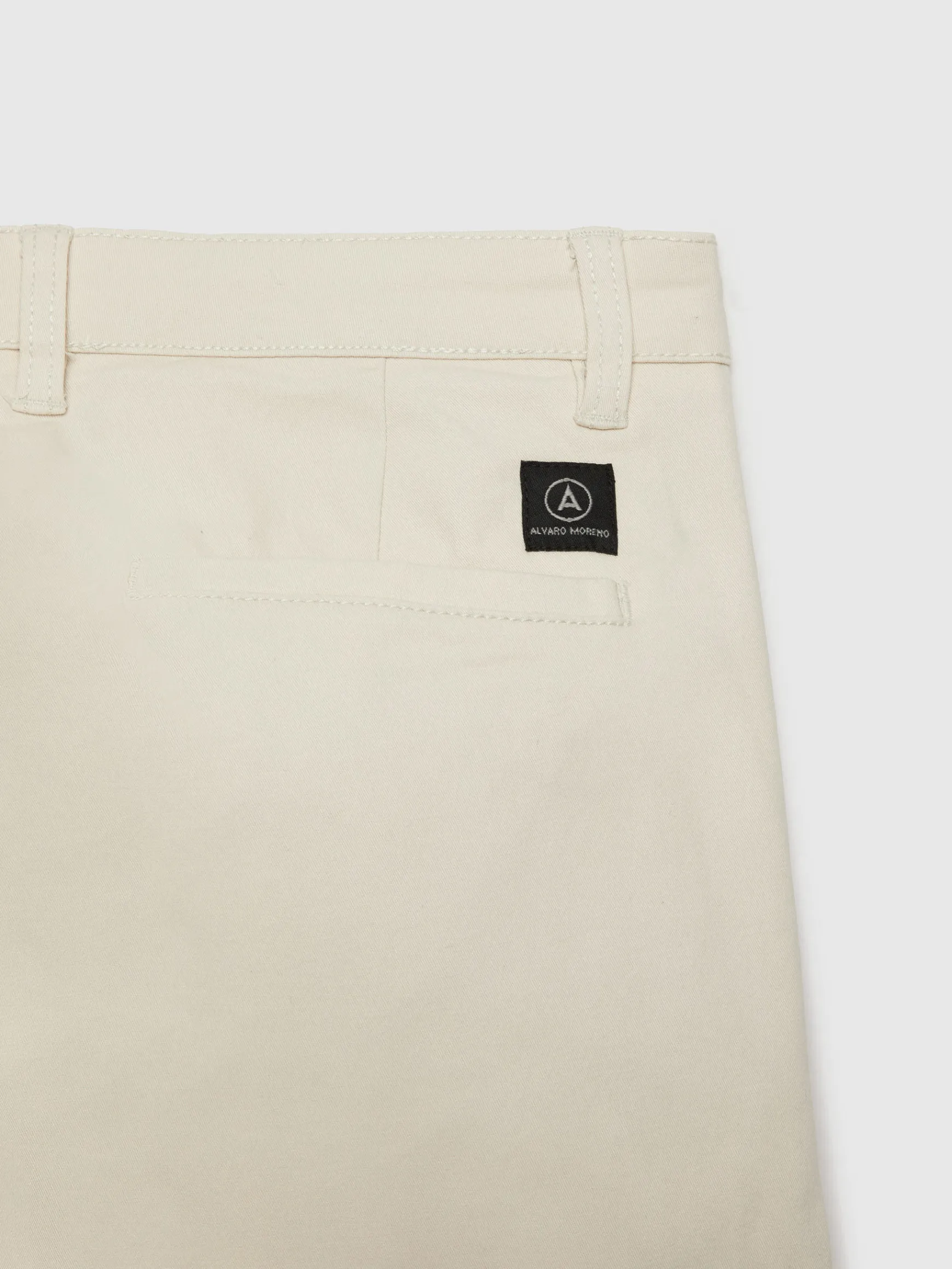 Alvaro Moreno Chino|PANTALON CHINO SLIM FIT Crudo