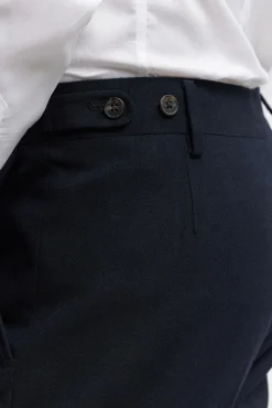 Alvaro Moreno Trajes|Trajes|PANTALON CLASSIC TWILL Azul Marino