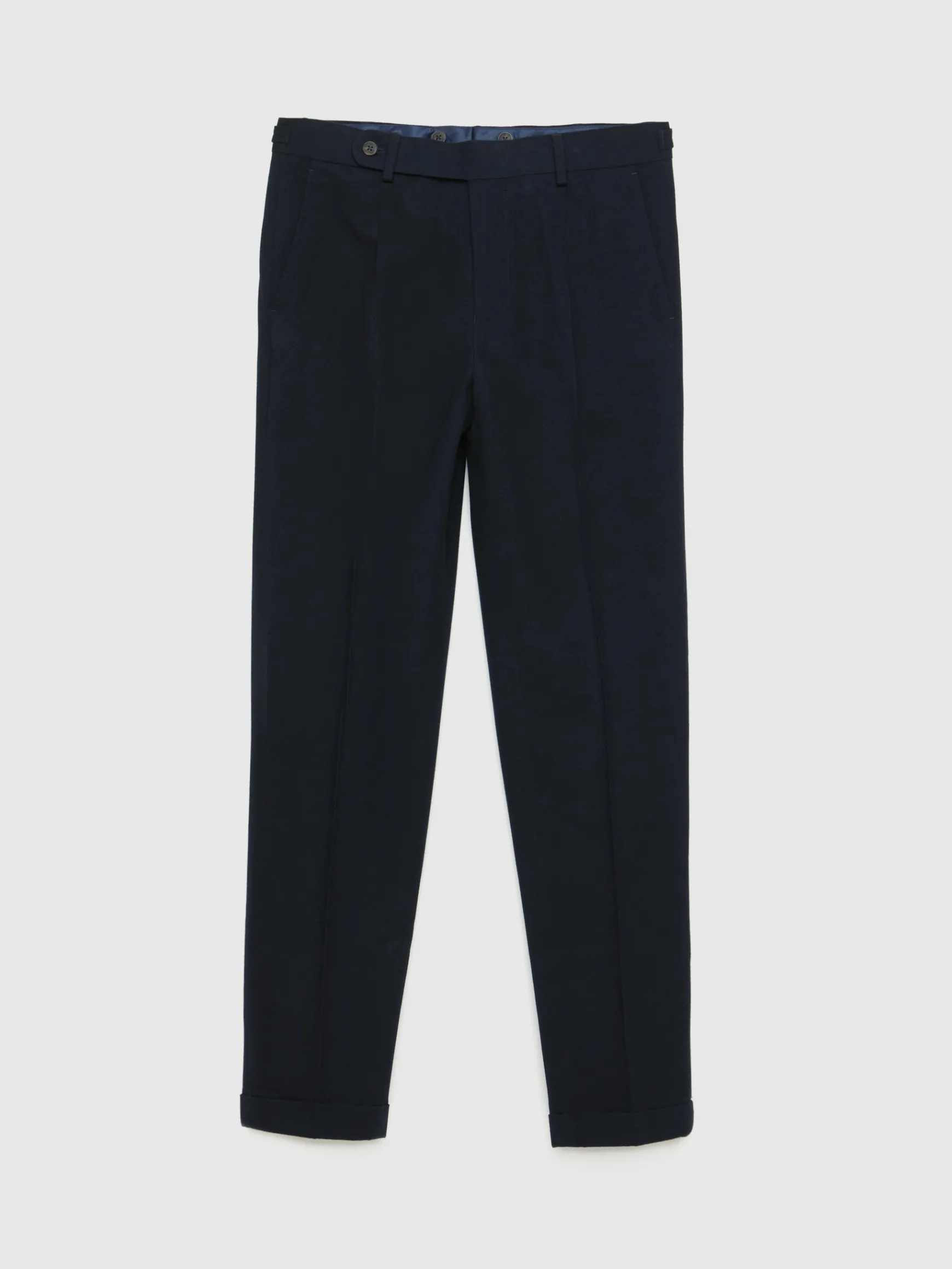 Alvaro Moreno Trajes|Trajes|PANTALON CLASSIC TWILL Azul Marino