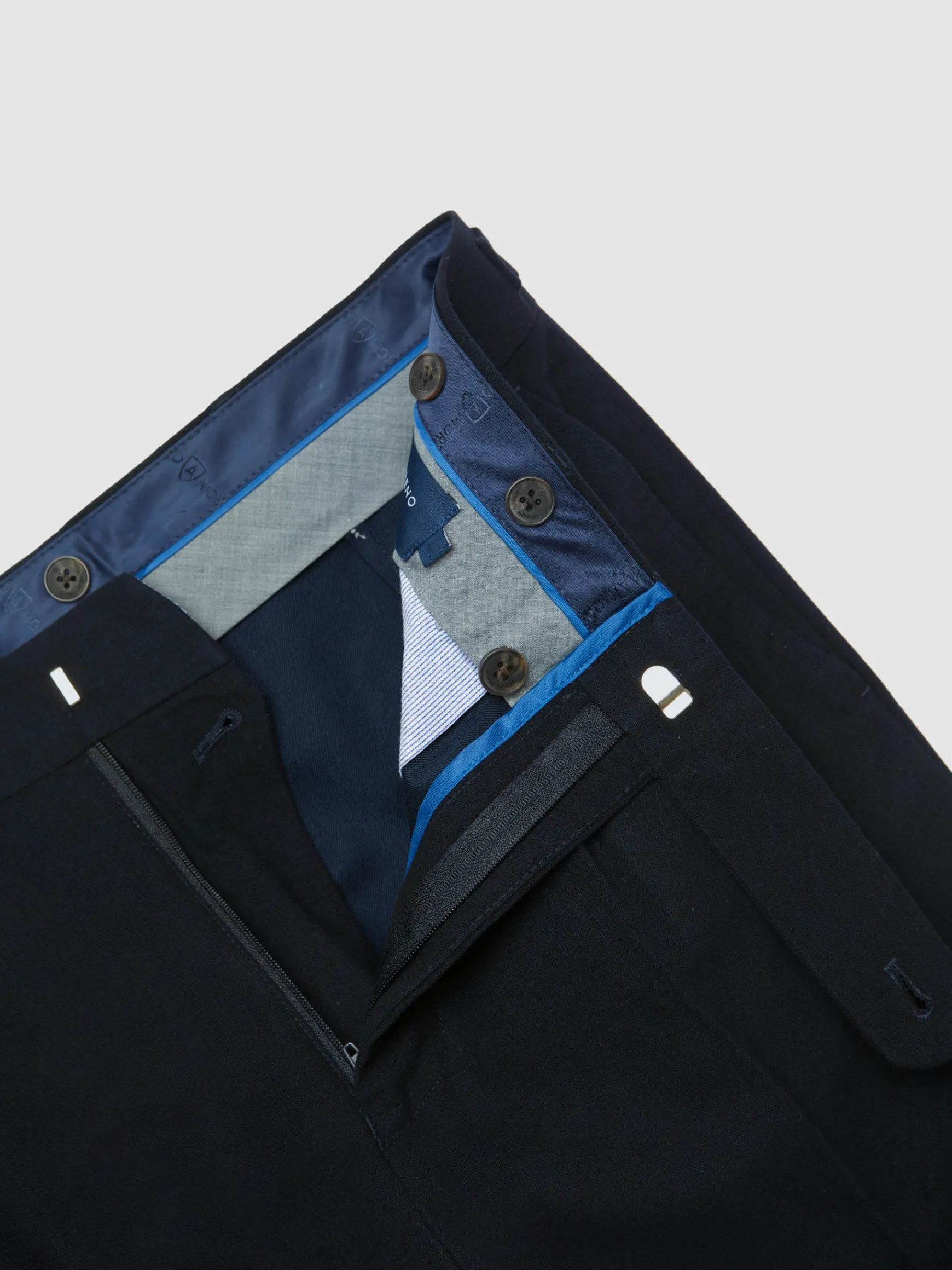 Alvaro Moreno Trajes|Trajes|PANTALON CLASSIC TWILL Azul Marino