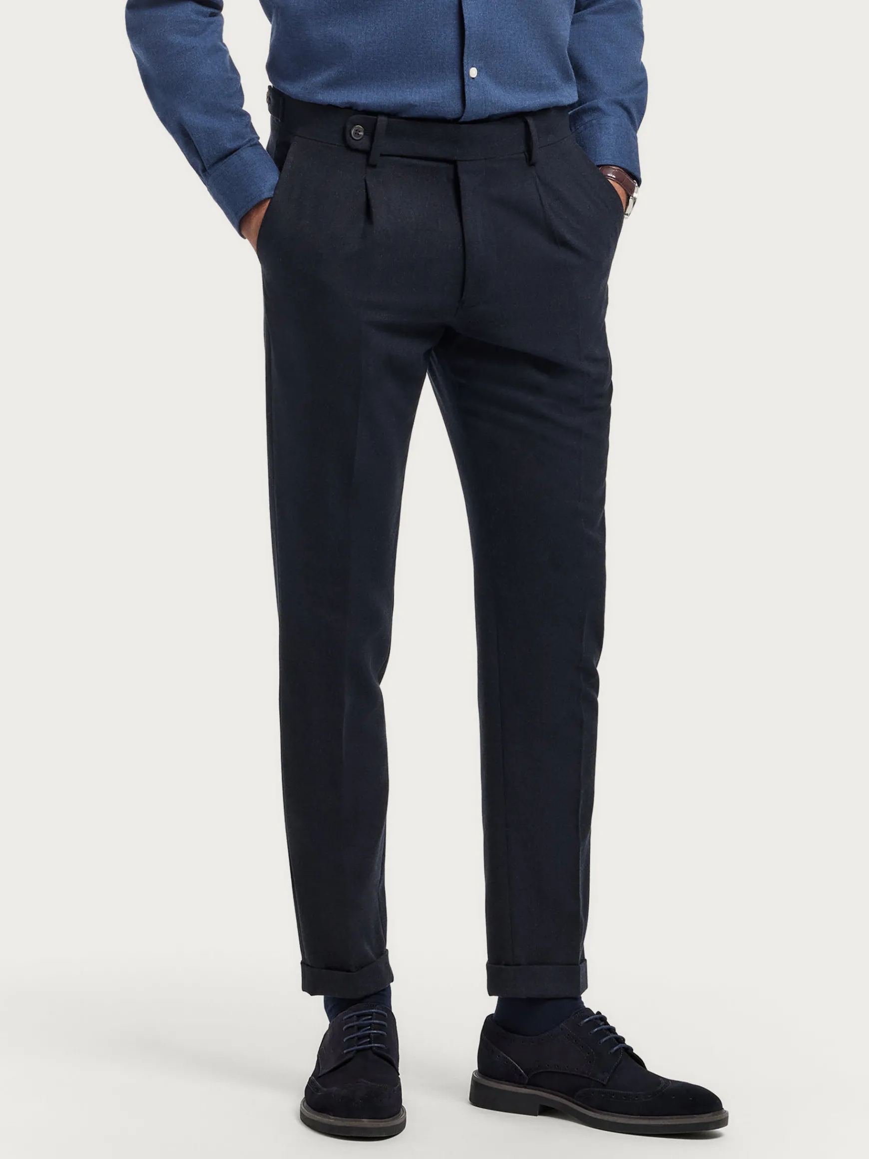 Alvaro Moreno Vestir|PANTALON CLASSIC TWILL Gris