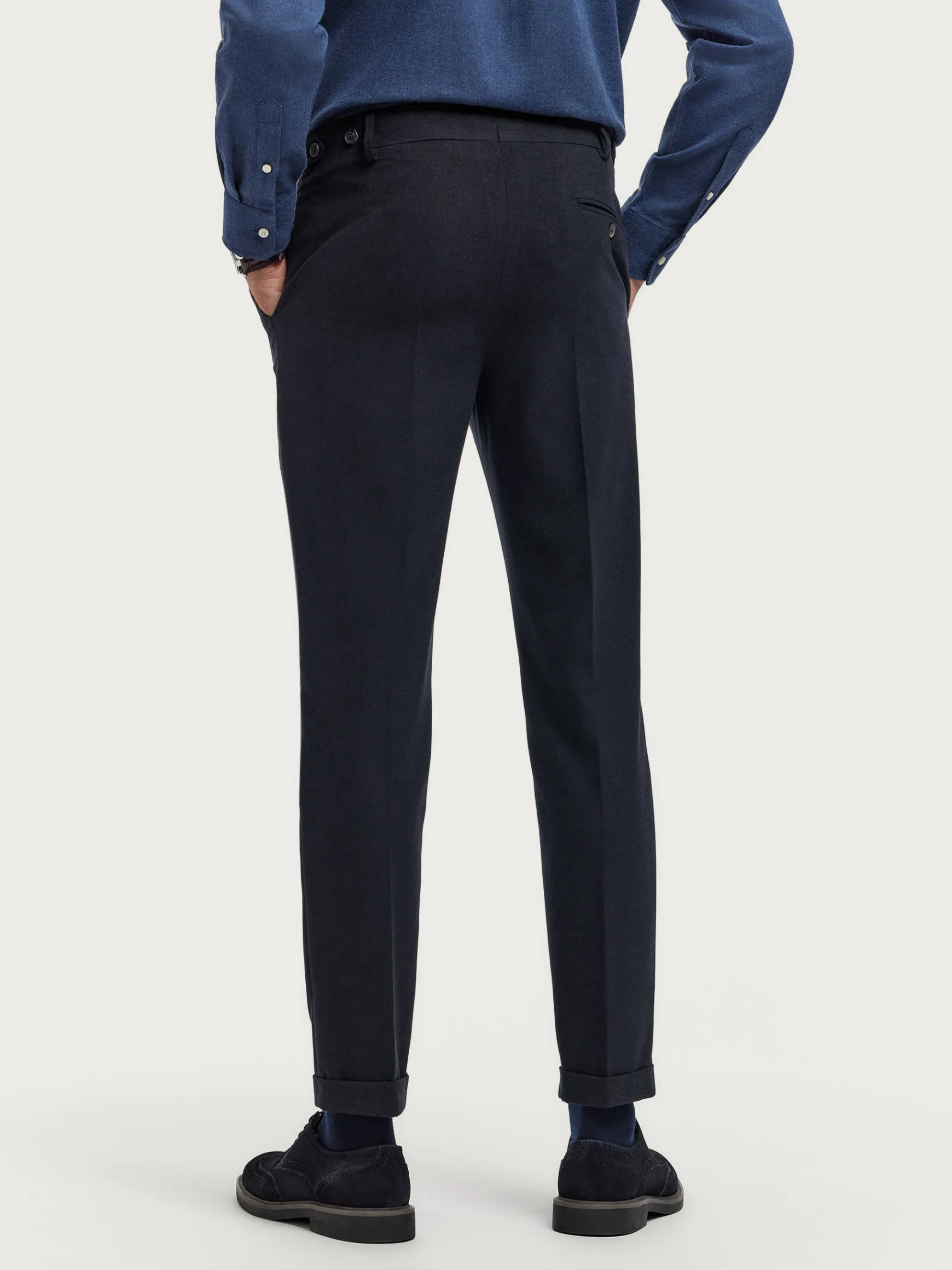 Alvaro Moreno Vestir|PANTALON CLASSIC TWILL Gris