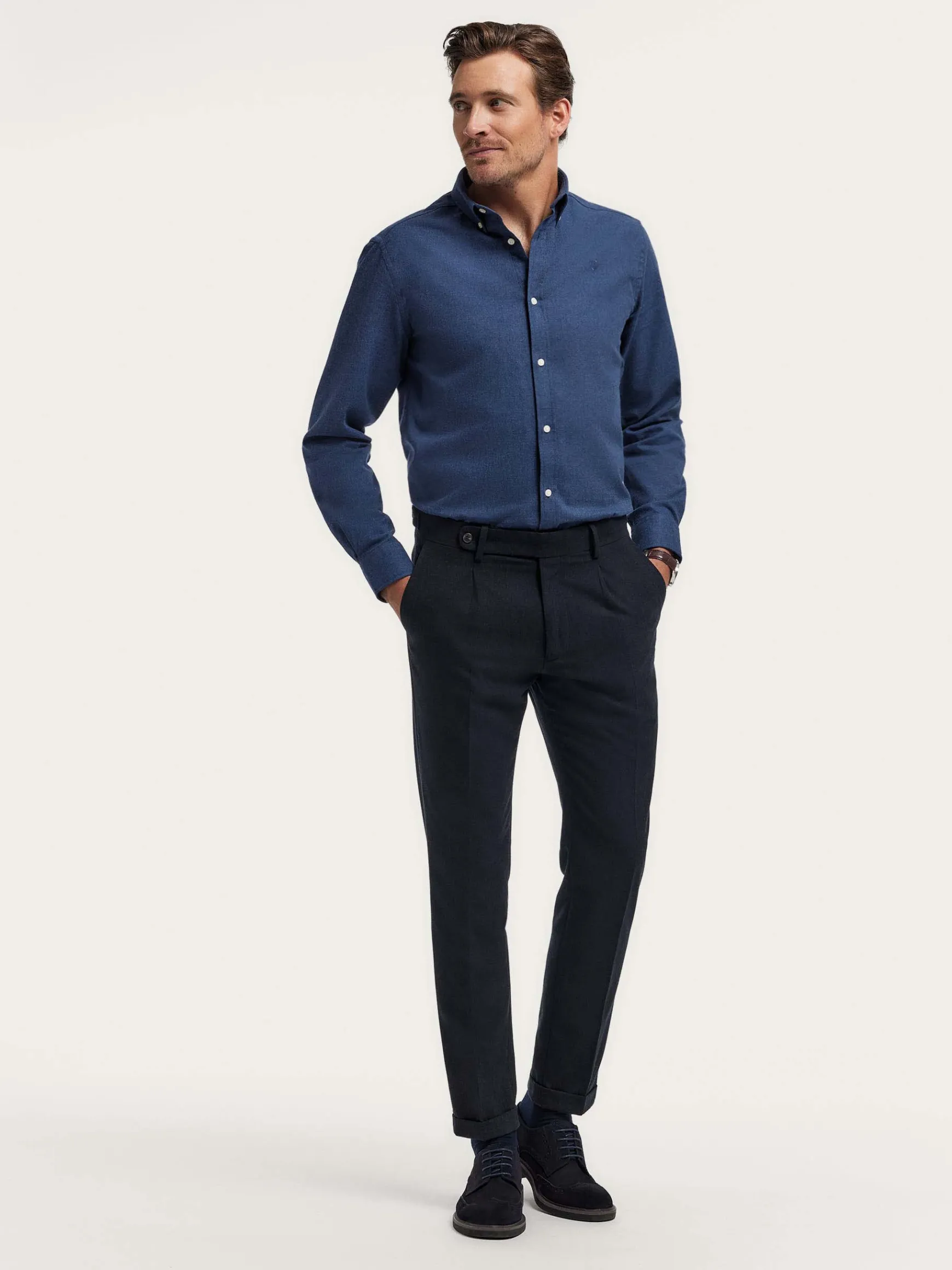 Alvaro Moreno Vestir|PANTALON CLASSIC TWILL Gris