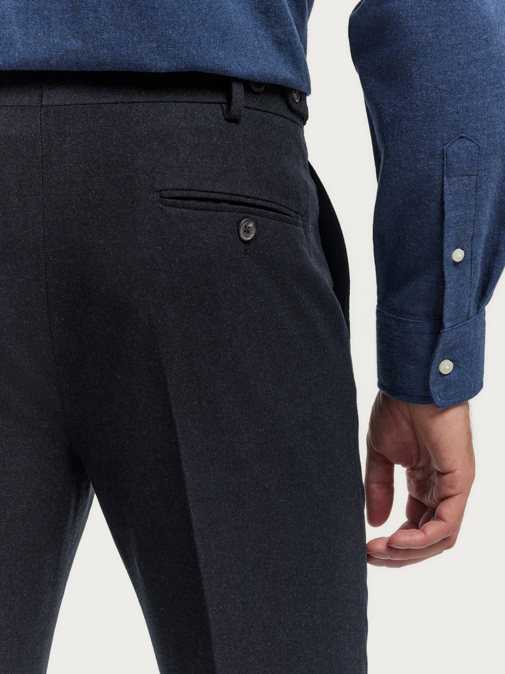 Alvaro Moreno Vestir|PANTALON CLASSIC TWILL Gris