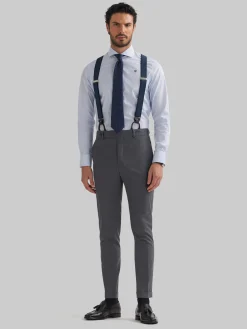 Alvaro Moreno Trajes|Trajes|PANTALON DUOMO CRUZADO Gris