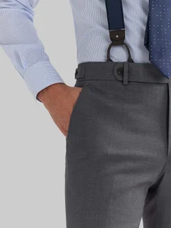 Alvaro Moreno Trajes|Trajes|PANTALON DUOMO CRUZADO Gris