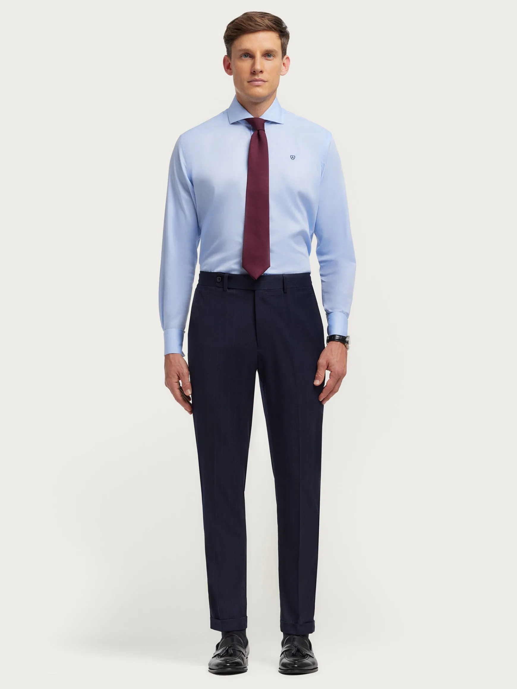 Alvaro Moreno Trajes|Trajes|PANTALON DUOMO DIPLO Azul Marino