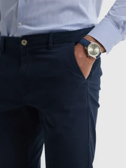 Alvaro Moreno Chino|PANTALON ELVIS Azul Marino