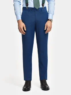 Alvaro Moreno Trajes|Trajes|PANTALON FIL A FIL Azul