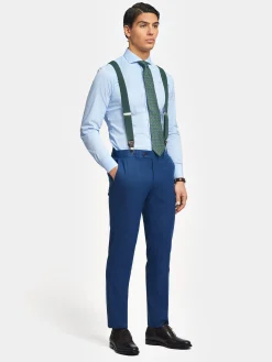 Alvaro Moreno Trajes|Trajes|PANTALON FIL A FIL Azul