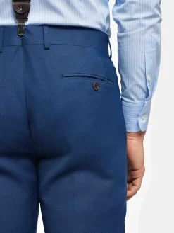 Alvaro Moreno Trajes|Trajes|PANTALON FIL A FIL Azul